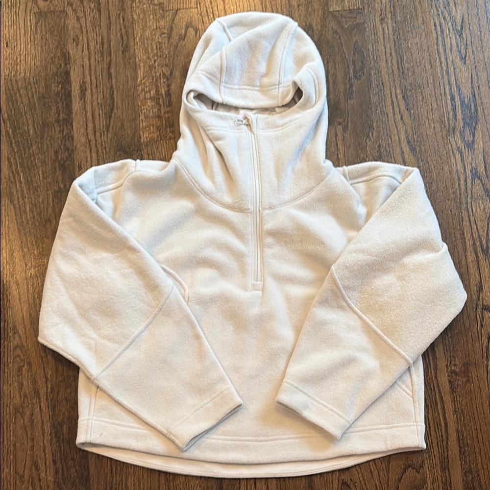 Lululemon Quarter Zip Scuba - Cream- Size 4